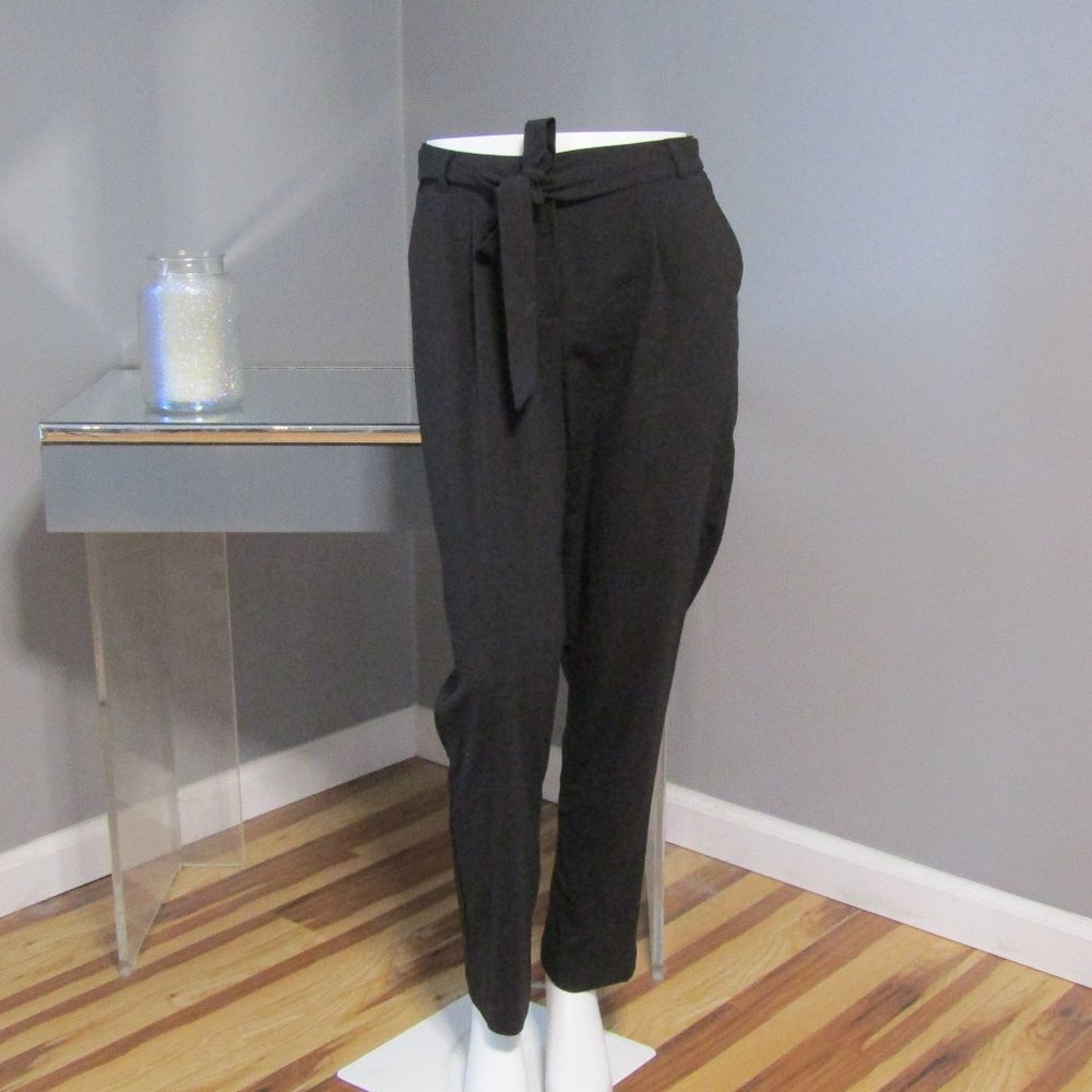 NWT Only You Michelle Belted Black Pants